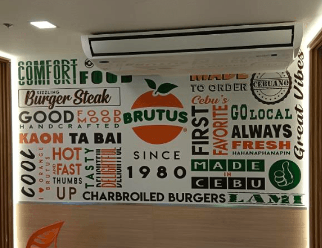 Branded modular exhibition display with fabric graphics