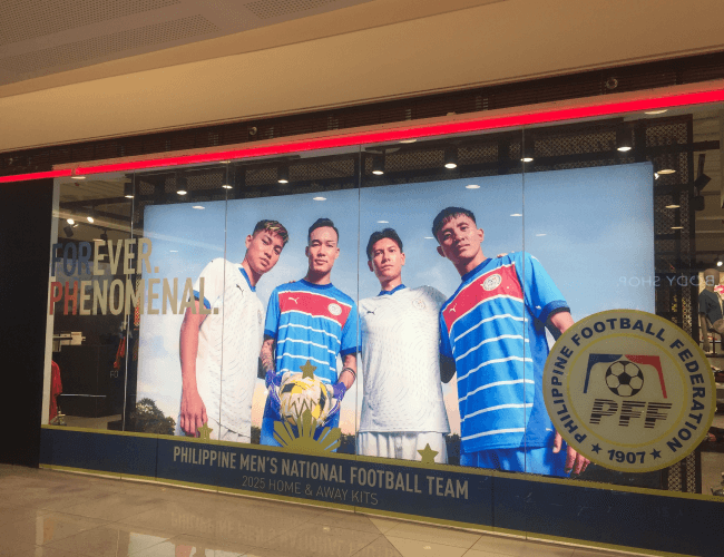 Illuminated storefront signage produced by Cebu GraphicStar
